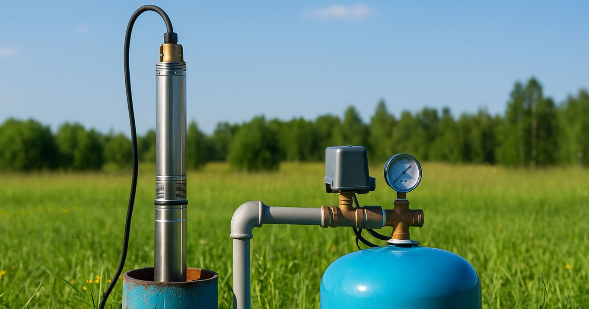 Скважинный насос не набирает давление и плохо качает воду